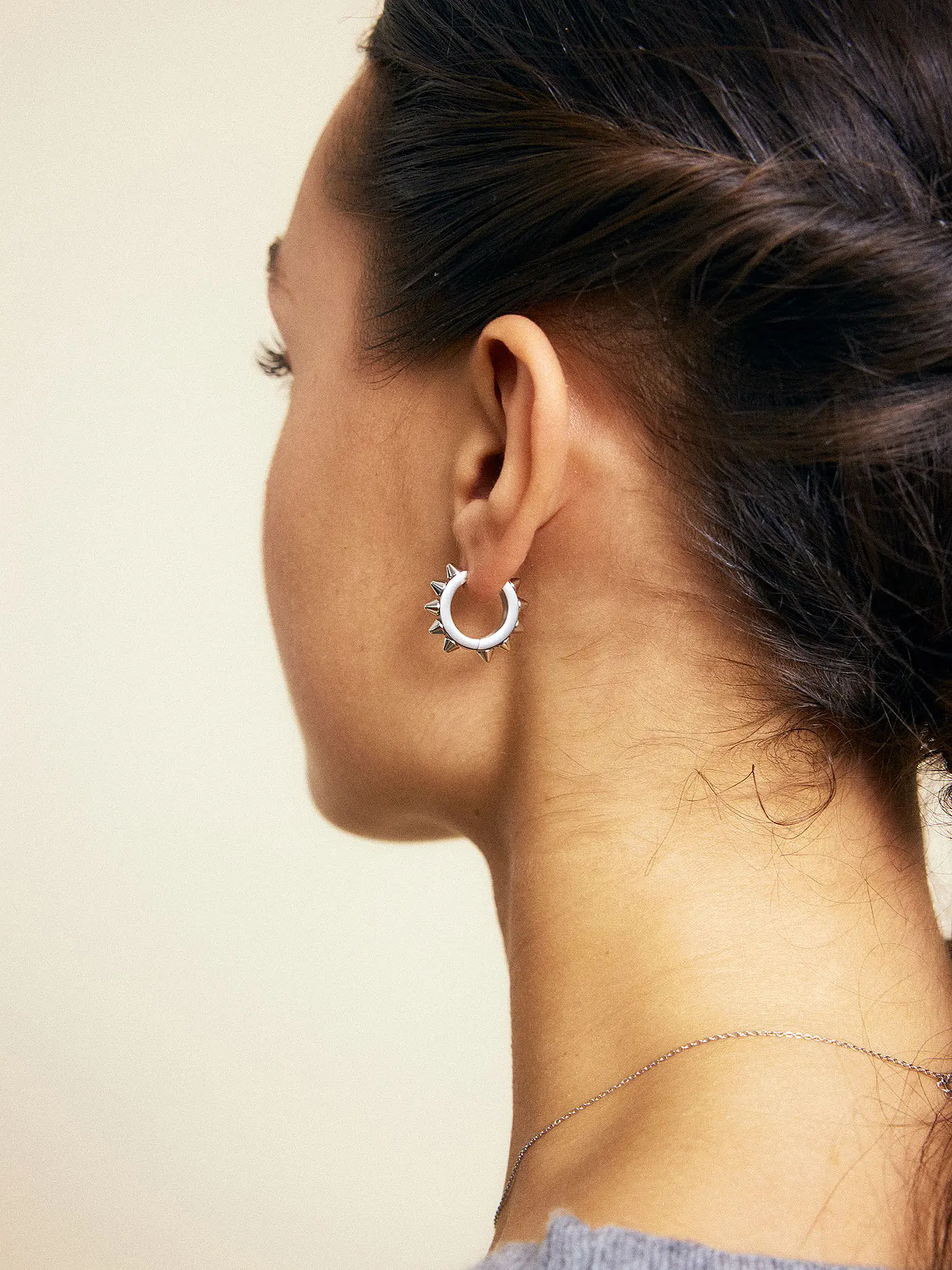EDBLAD | Ohrringe PEAK HOOPS ICON Large Steel | 